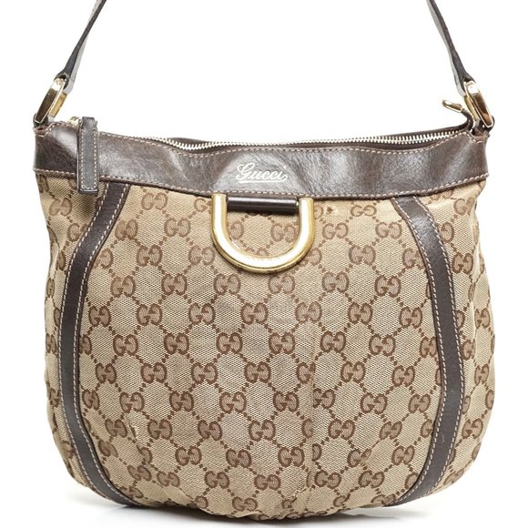 Gucci Handbags - Auth Gucci Bag Brown Canvas #5539G10